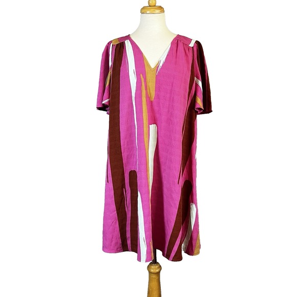 Nine West Flutter Sleeve Tuniv‎ Dress Size XL - Picture 1 of 6